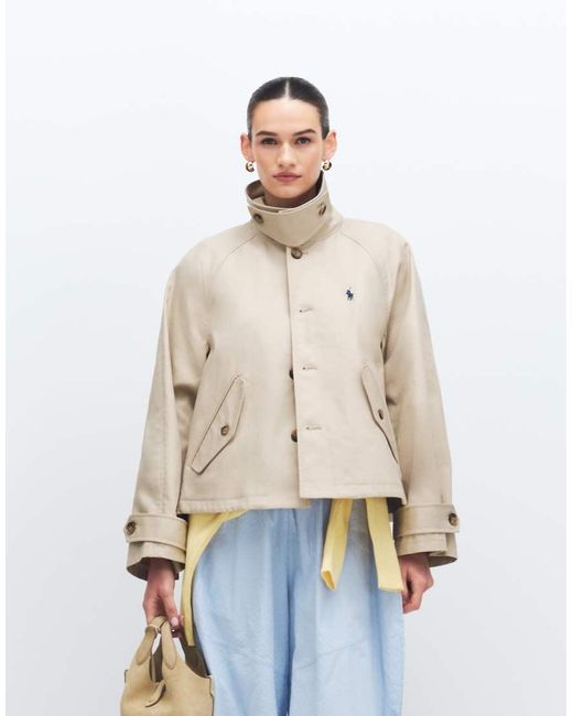 Polo Ralph Lauren White Cotton Twill Jacket