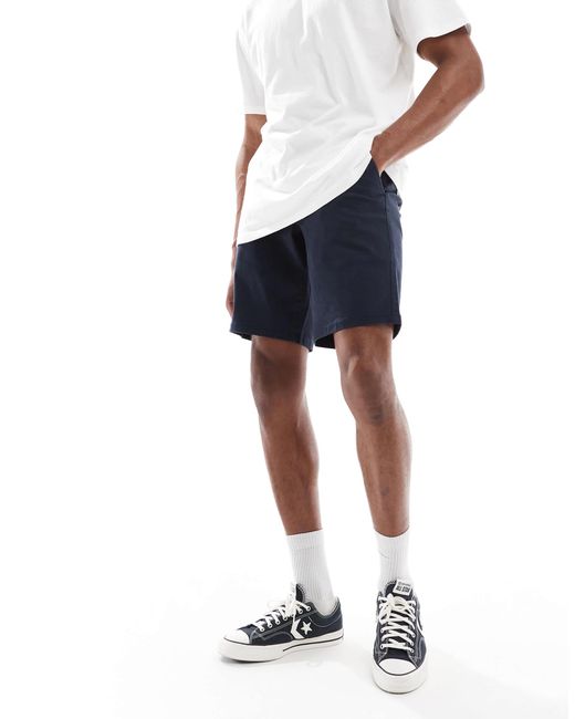 Farah – hawk – e twill-shorts in Blue für Herren