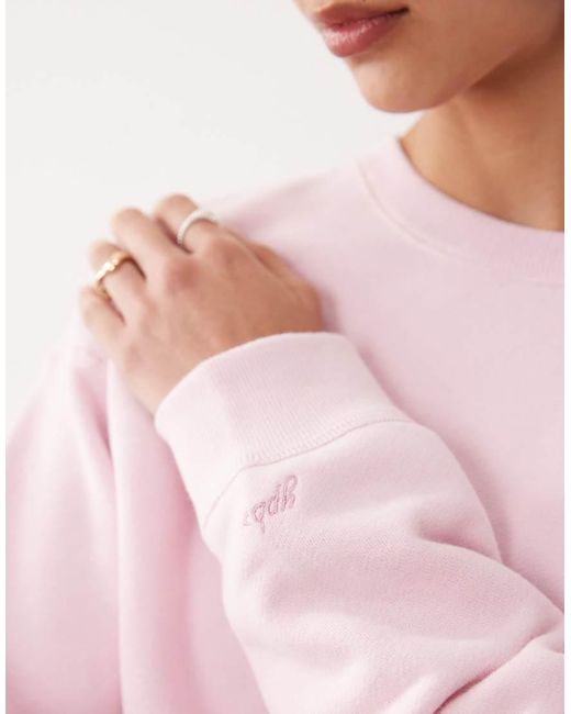 Abercrombie & Fitch Pink Ypb Crewneck Terry Sweatshirt Co-Ord