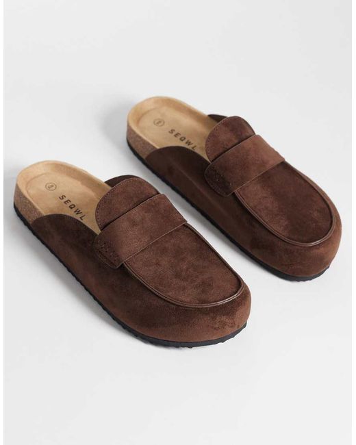 Mule Estilo Mocasín Sin Cordones Soda En Marrón SEQWL de color Brown