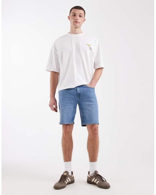 Only & Sons Blue Denim Shorts for men