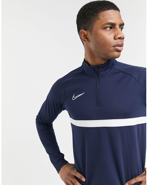 Nike Football Academy Drill Top in Navy (Blue) for Men | Lyst Australia