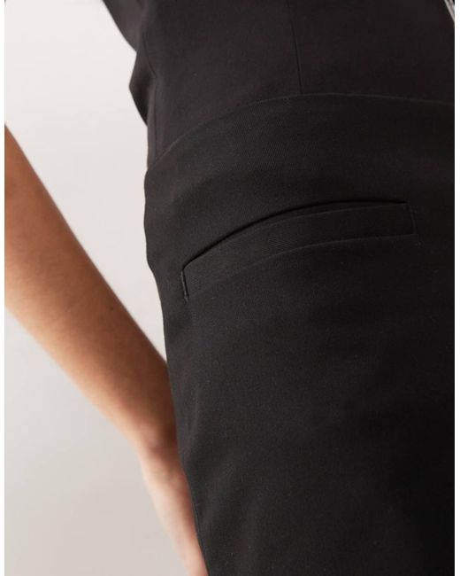 Monki Minirok Met Lage Taille En Verborgen Zak in het Black
