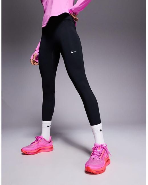 Nike Pink Tempo Dri-Fit High-Waisted 7/8 Leggings