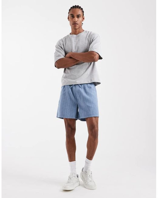 ASOS White Shorter Length Shorts for men