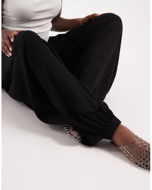 ASOS Black Tailored Soft Balloon Pants