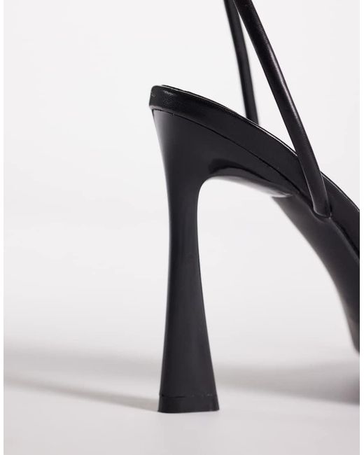 SIMMI White Simmi London Wide Fit Kareena Barely There Heeled Sandals