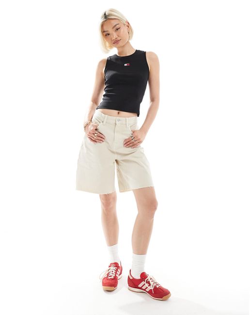 Tommy Hilfiger Black – slim fit tanktop