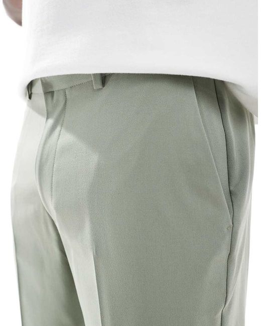 ASOS Green Slim Suit Trousers for men