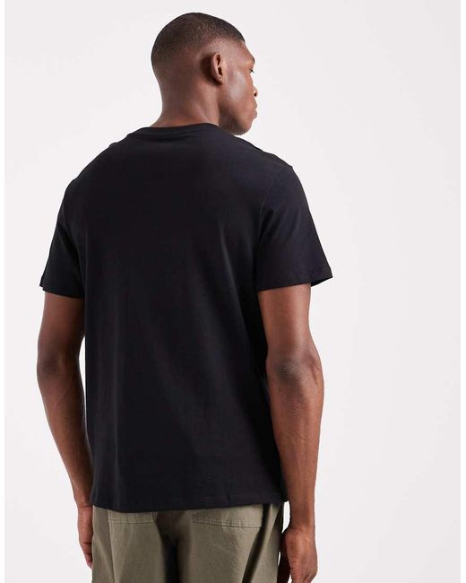 ASOS Black Heavyweight Regular Fit T-Shirt for men