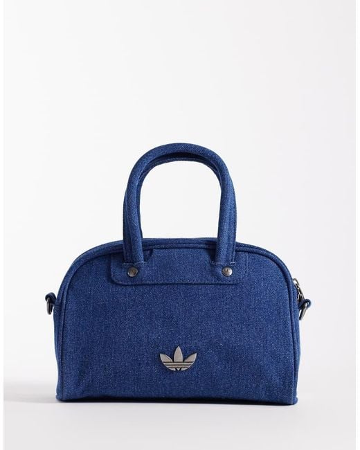 Adidas Originals Blue Adicolor Mini Bowling Bag