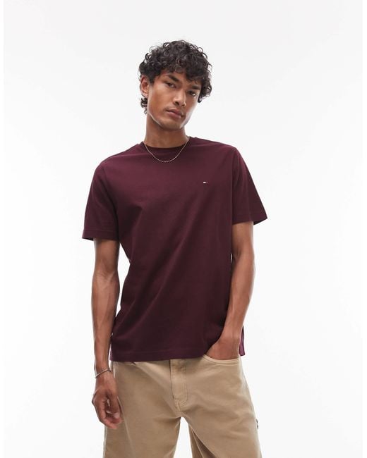 Tommy Hilfiger Red Essential Regular Fit T-Shirt for men
