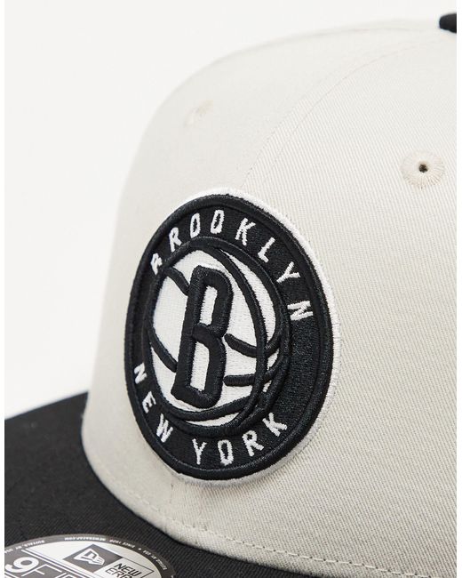 KTZ White Brooklyn Nets 9fifty Cap