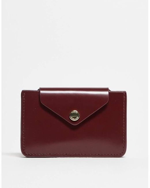 Portacarte Bordeaux Con Patta di & Other Stories in Red