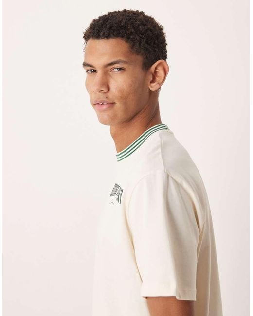 House Of Sunny White Community Oversized Short Sleeve Tee for men