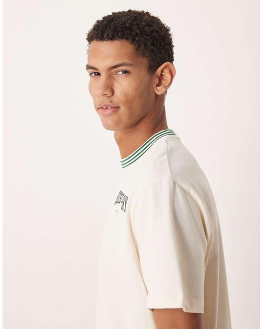 House Of Sunny White Community Oversized Short Sleeve Tee for men