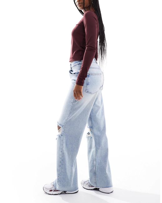 ASOS Blue – weite jeans