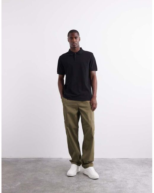 Polo Basic Regular Fit di ASOS in Blue da Uomo
