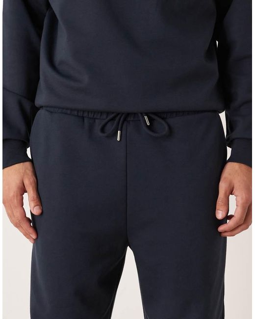 ASOS Blue Co-ord Tapered joggers for men