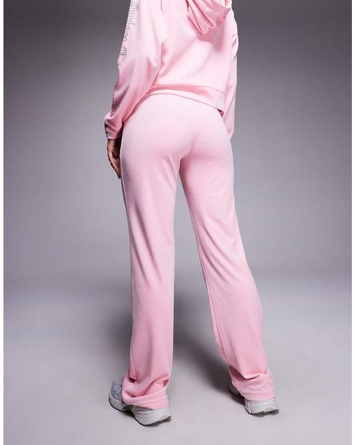 Juicy Couture Pink Co-ord Velour joggers