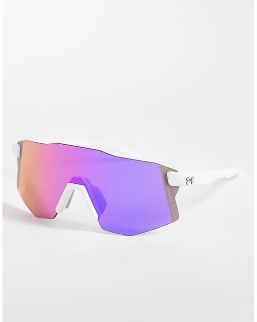Under Armour Sunglasses Brown Under Armour Grid Pro Mask Sunglasses With Lenses for men
