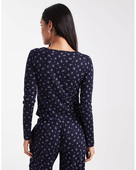 Top Daisy Street en coloris Blue