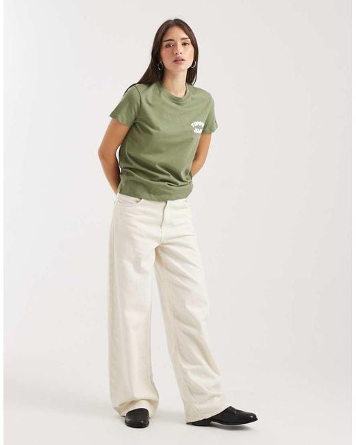 Tommy Hilfiger Green Bubble Logo T-shirt
