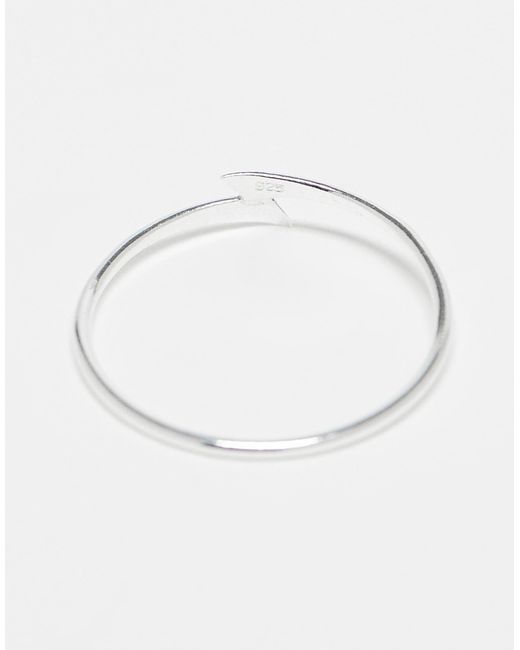 Bague façon éclair en argent massif Kingsley Ryan en coloris Natural