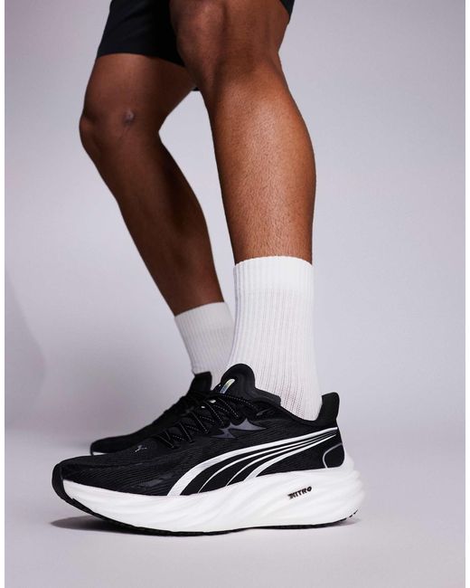 PUMA Black Velocity Nitro 4 Trainers for men
