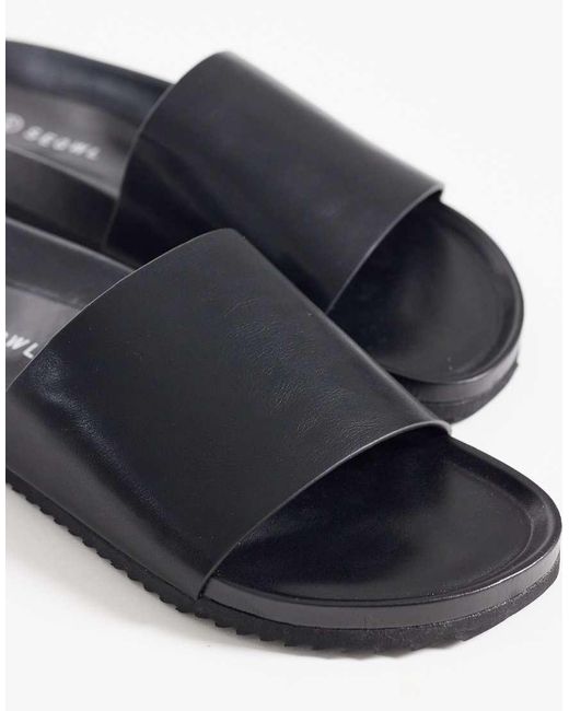 SEQWL Blue Marina Sliders for men
