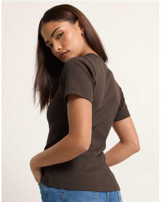 PixieGirl Black Petite 2 Pack Ribbed Top