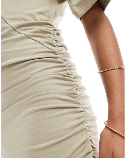 ASOS White – maxi-t-shirt-kleid