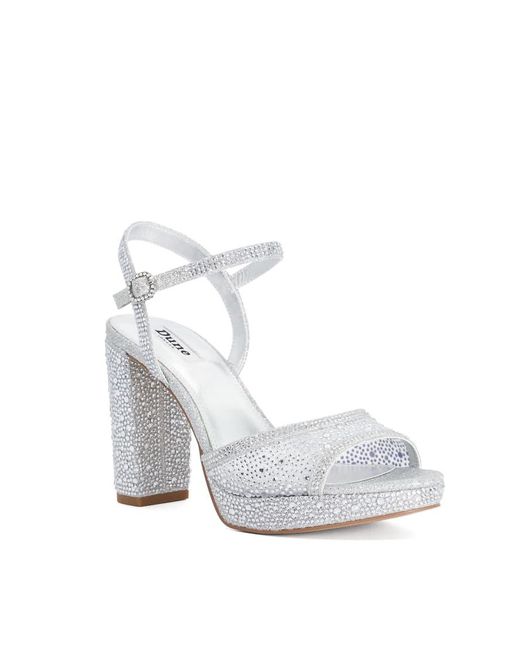 Dune White Mesmerizing Smart Sandals