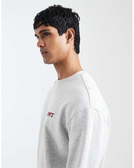 Levi's White Back Graphic Relaxed Sweatshirt for men