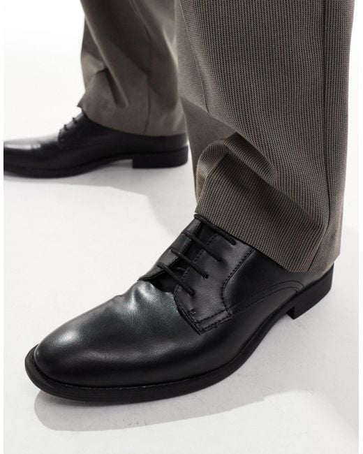 ASOS Black Derby Shoes for men