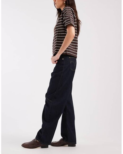 Levi's Blue Cinch Barrel Jeans