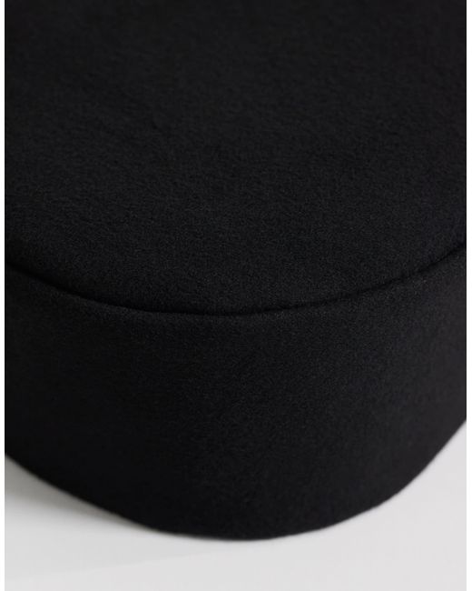 ASOS Black – pillbox – hut