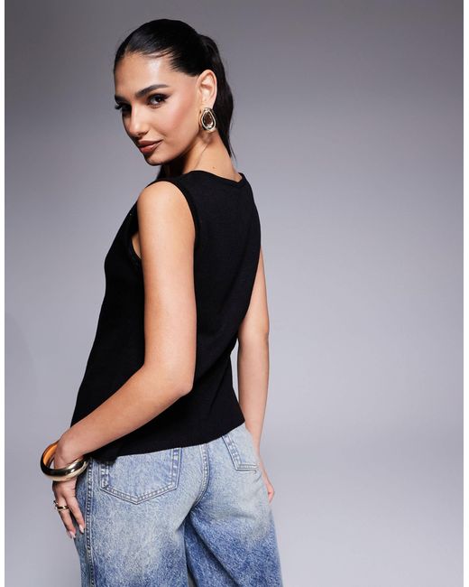 ASOS Blue Compact Structured Waistcoat