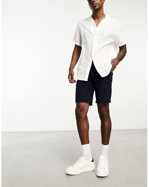 Only & Sons Blue Smart Jersey Short for men