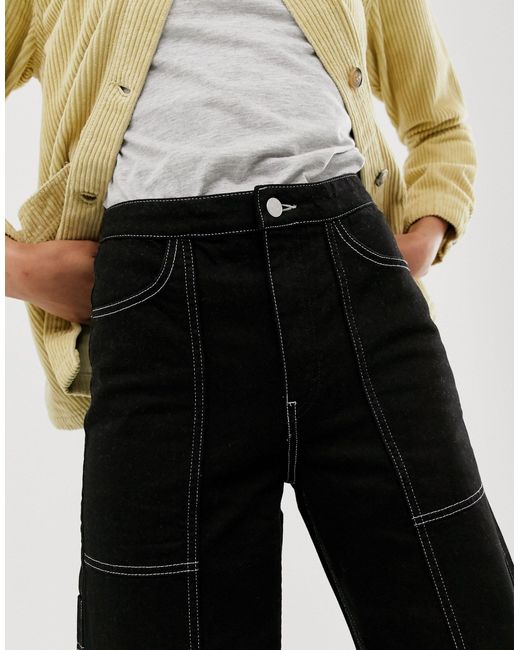 Weekday Denim Contrast Stitched 