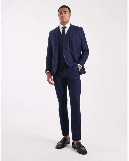 Jack & Jones Blue Super Slim Trousers for men