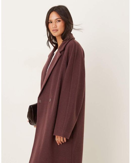 Abrigo Cómodo De -Neutro ASOS de color Natural