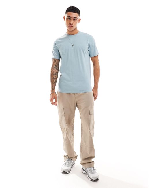 T-shirt ras Hollister pour homme en coloris Blue