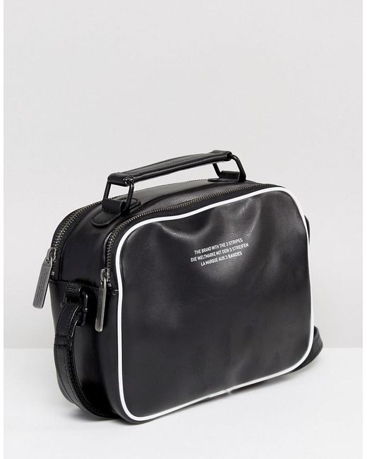 adidas Originals Originals Vintage Mini Airliner Bag In Black | Lyst