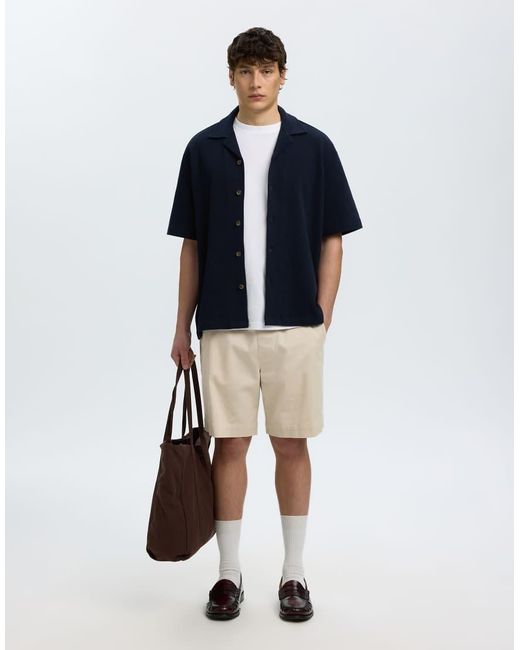 SELECTED Blue Overshirt for men
