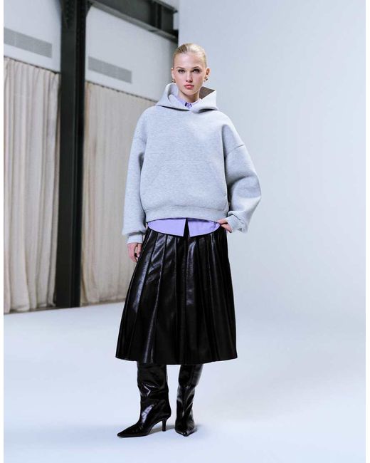 Weekday Natural Oversized Hoodie