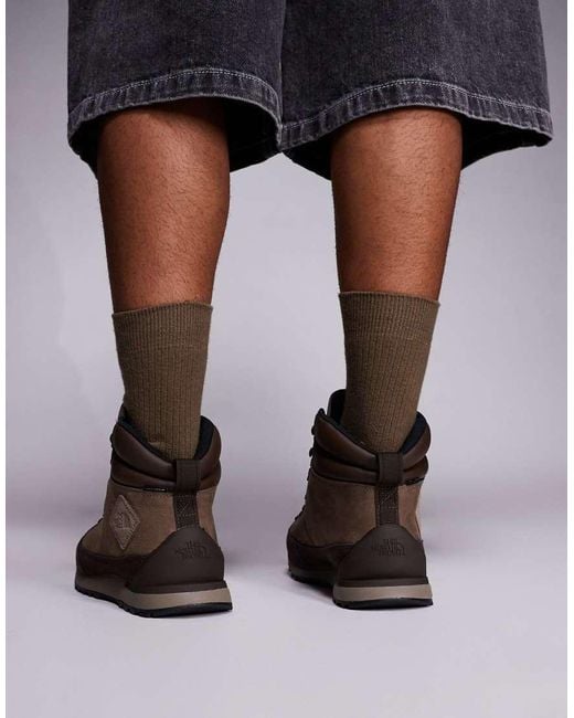 Botas Marrón Café Y Granates De Cuero Back-To-Berkeley Iv Lifestyle De The North Face de hombre de color Brown