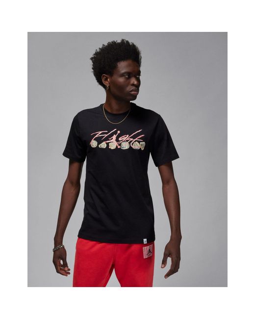 Nike – flight – t-shirt in Black für Herren
