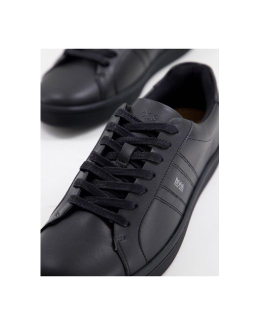 boss ribeira trainers black