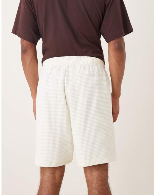 Adidas Originals Brown Adidas Sportswear Waffle Shorts for men